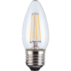 LED Filament Candle 4W E27 Clear Light Bulb
