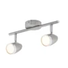 Vector 2 Bar LED Spotlight - Satin Nickel