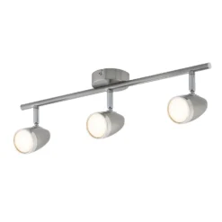 Vector 3 Bar LED Spotlight - Satin Nickel