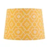Patterned Tapered Lamp Shade - Yellow