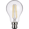 TCP LED Filament Clear Classic 6W BC Light Bulb - 3 Pack