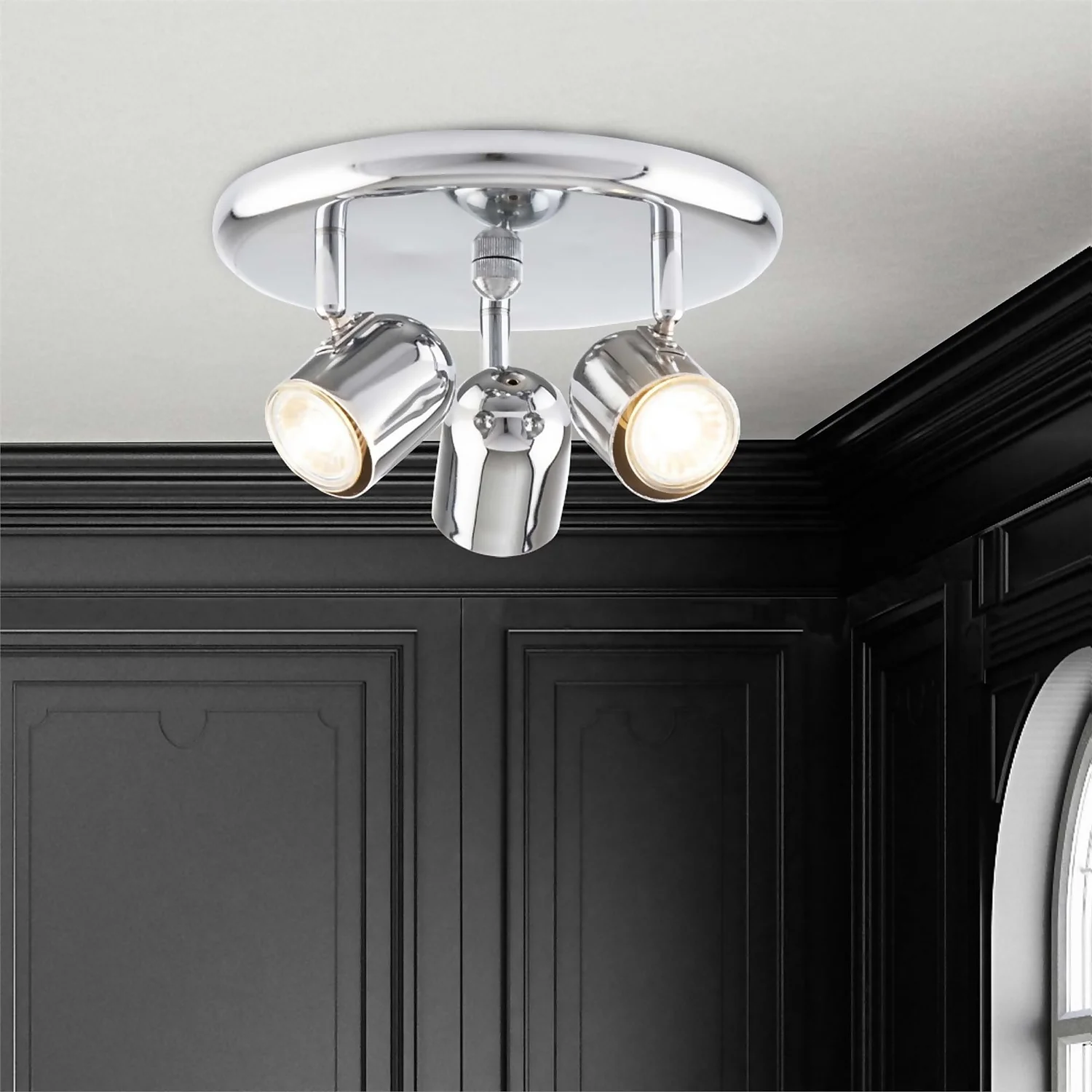 Phoenix 3 Lamp Spotlight - Chrome - Image 2