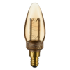 TCP LED Vintage Candle 9WEQ E14 Twist Light Bulb