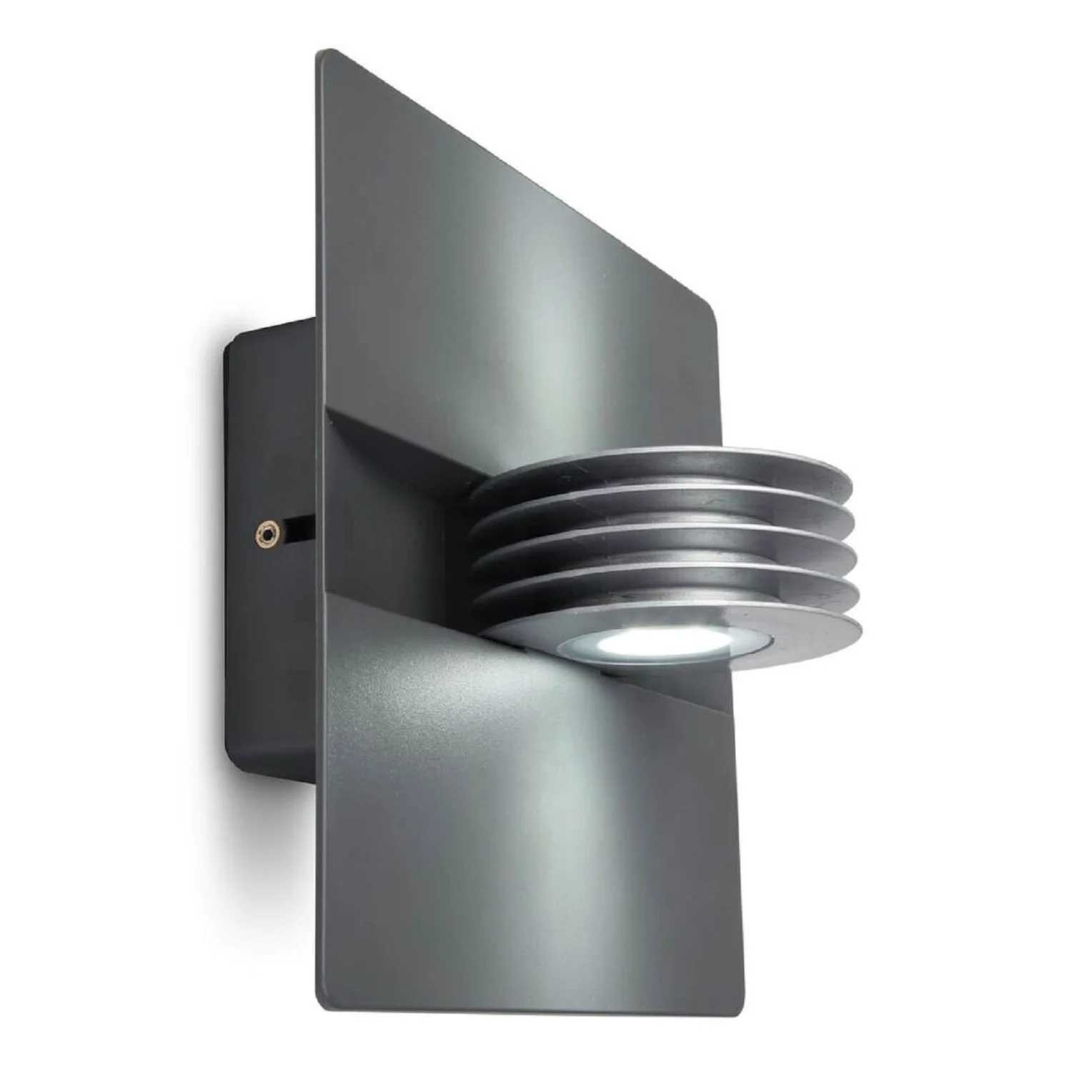 Lutec Split LED Up & Down Outdoor Wall Light - Anthracite - Image 2