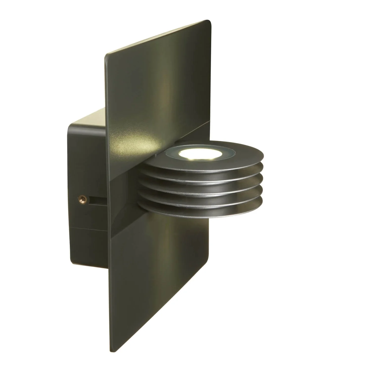 Lutec Split LED Up & Down Outdoor Wall Light - Anthracite - Image 4