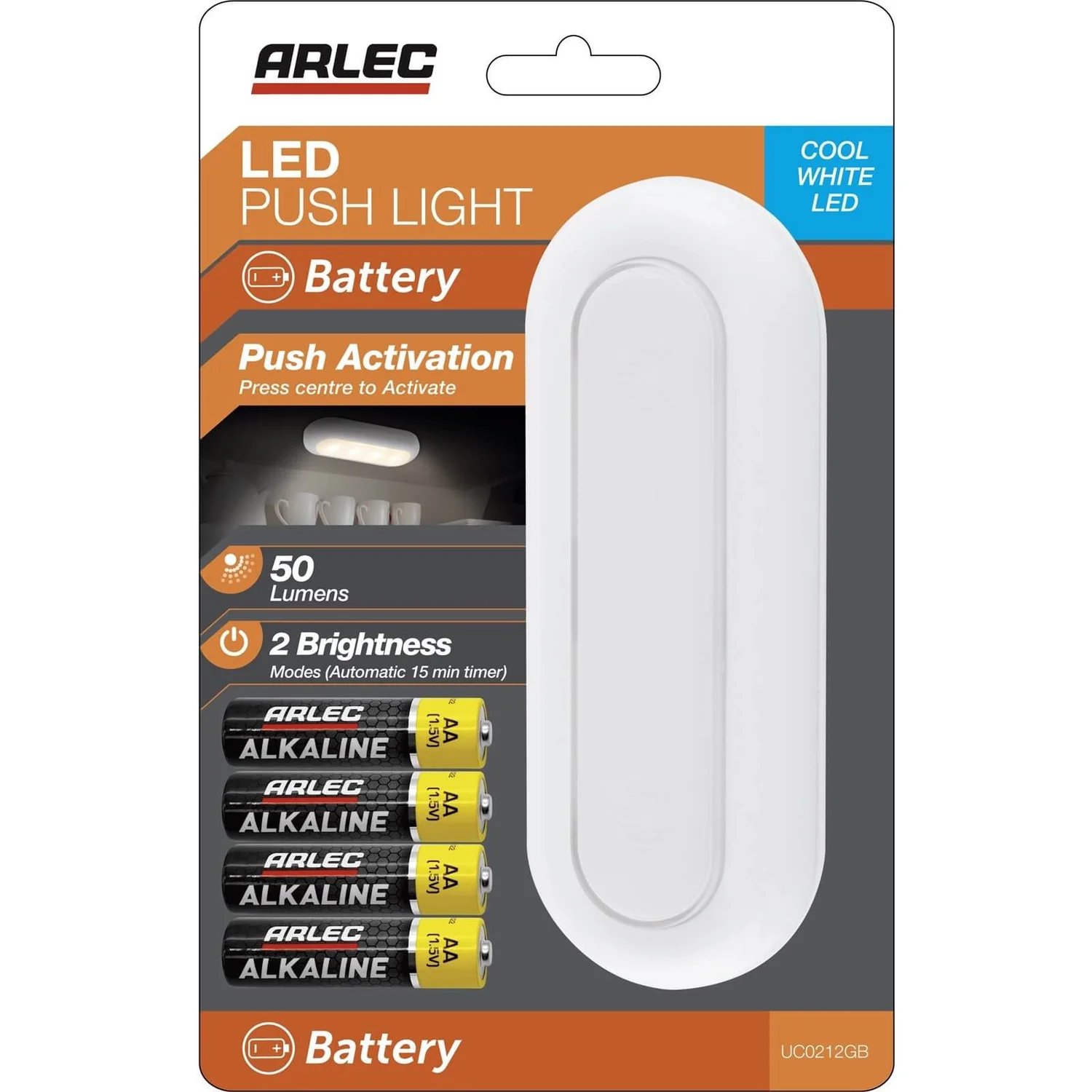 Arlec Small Push Light - Image 6