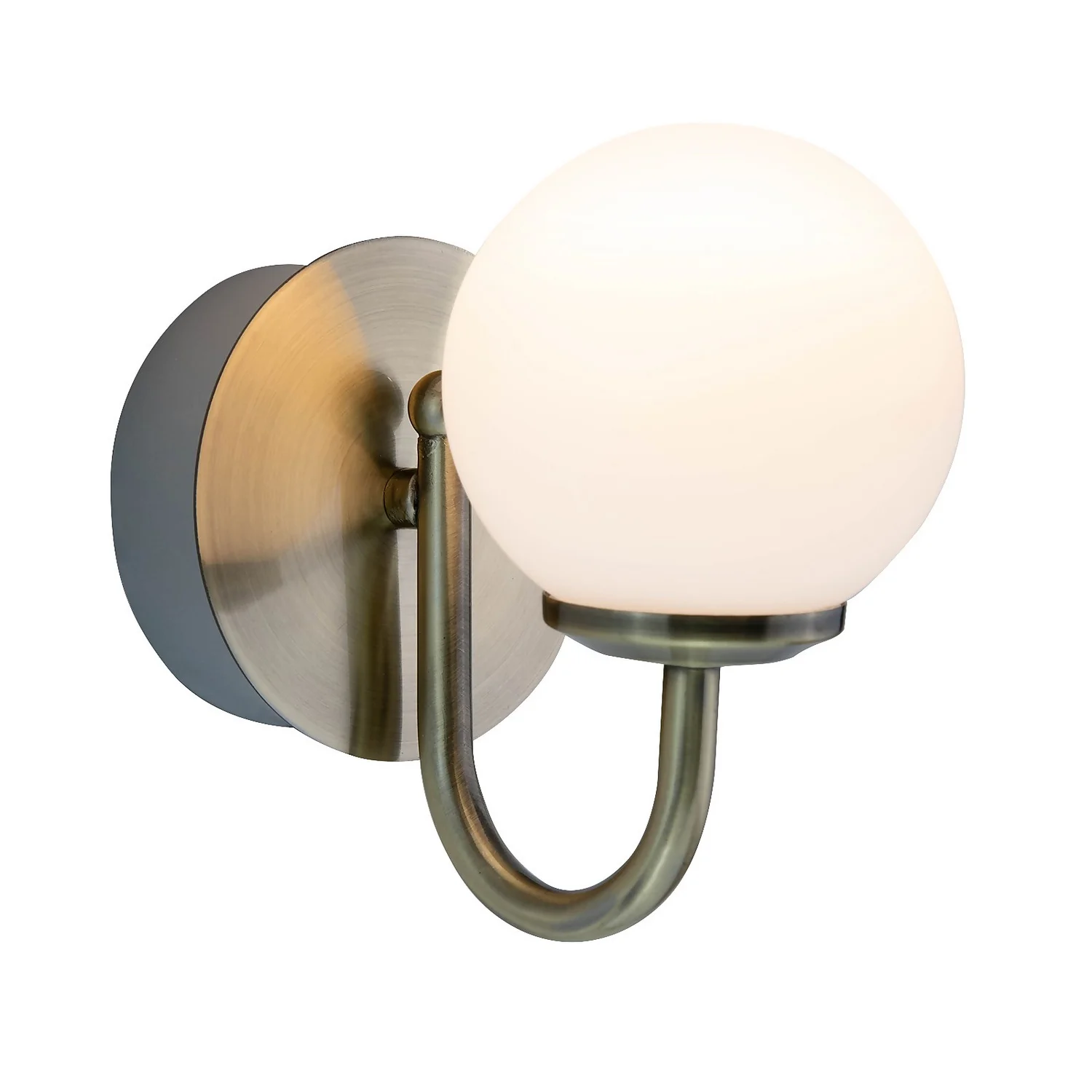 Victoria 6w Antique Brass LED Bathroom Wall Light - Image 2