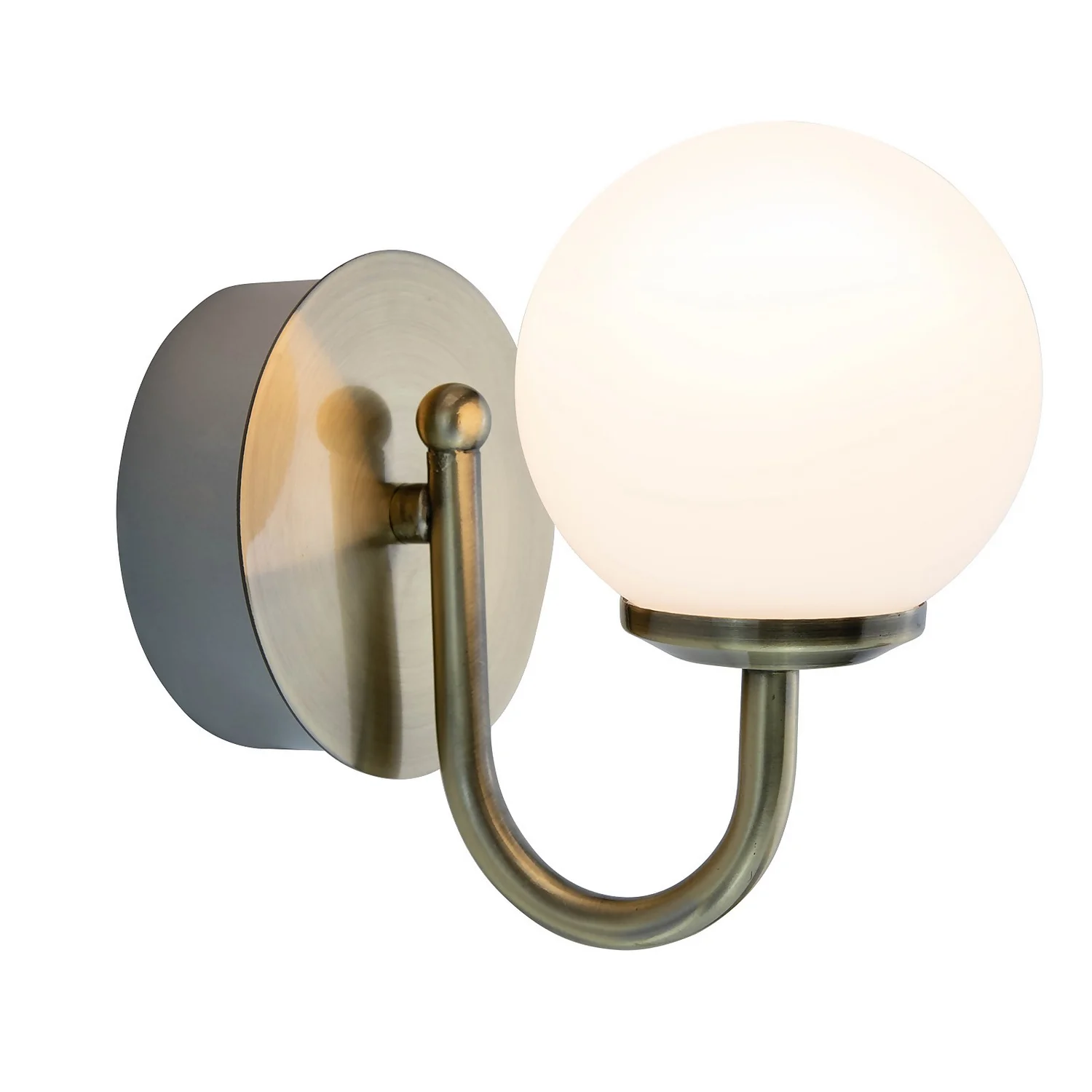 Victoria 6w Antique Brass LED Bathroom Wall Light - Image 5