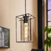 Eglo Loncino 1 Light Pendant Light - Black