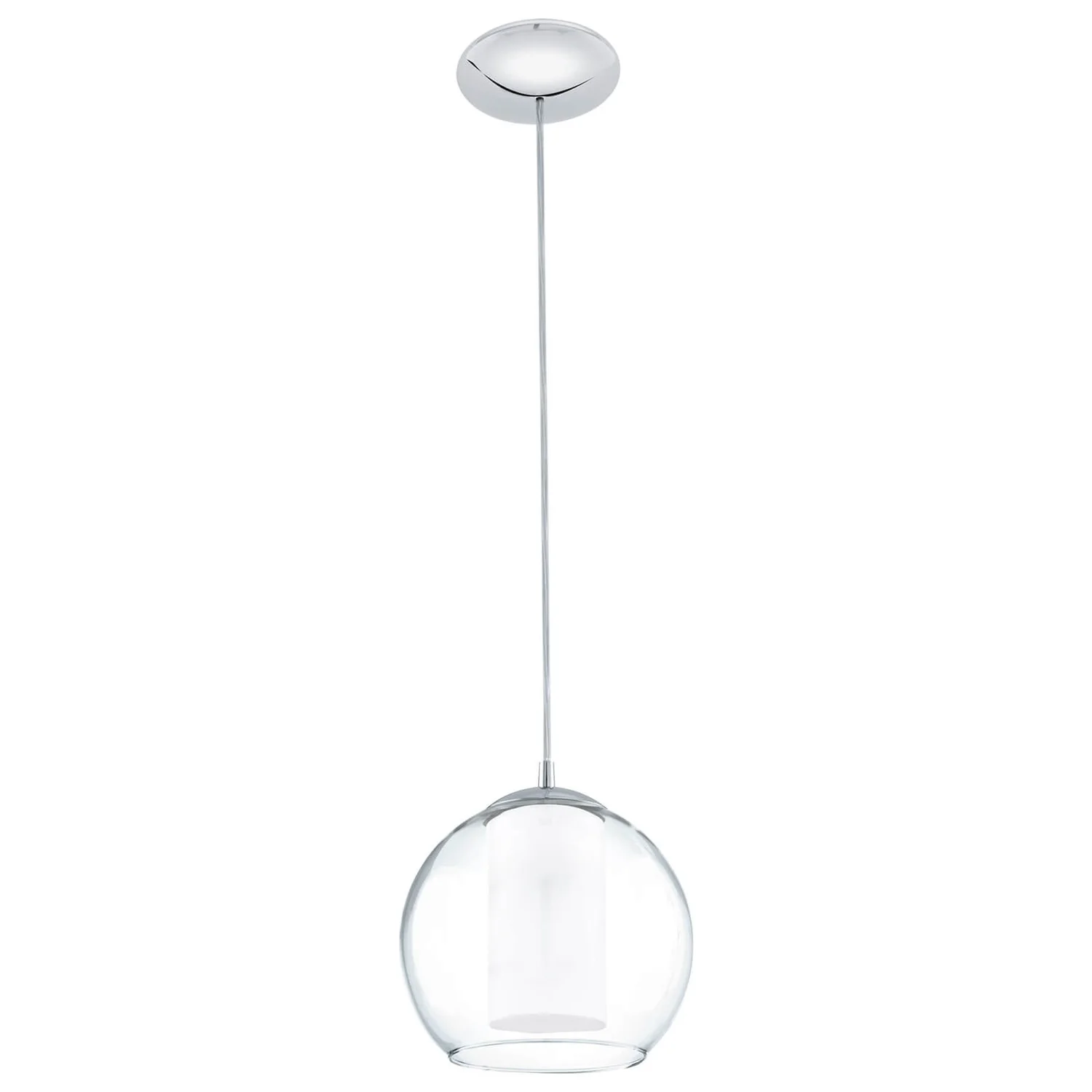 Eglo Bolsano 1 Light Pendant Light - Chrome