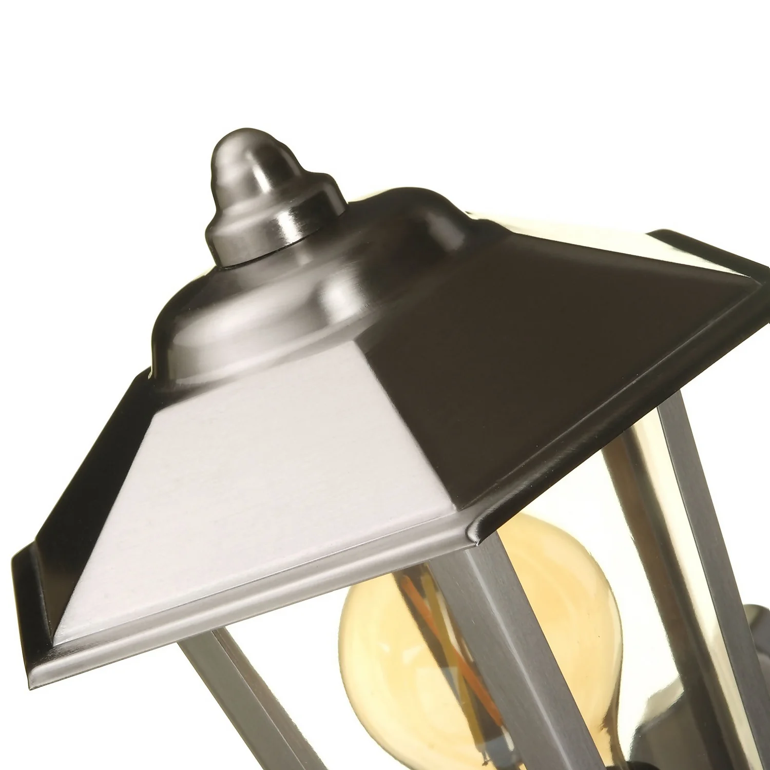 Lutec Grosvenor Stainless Steel Outdoor Wall Lantern - Image 5