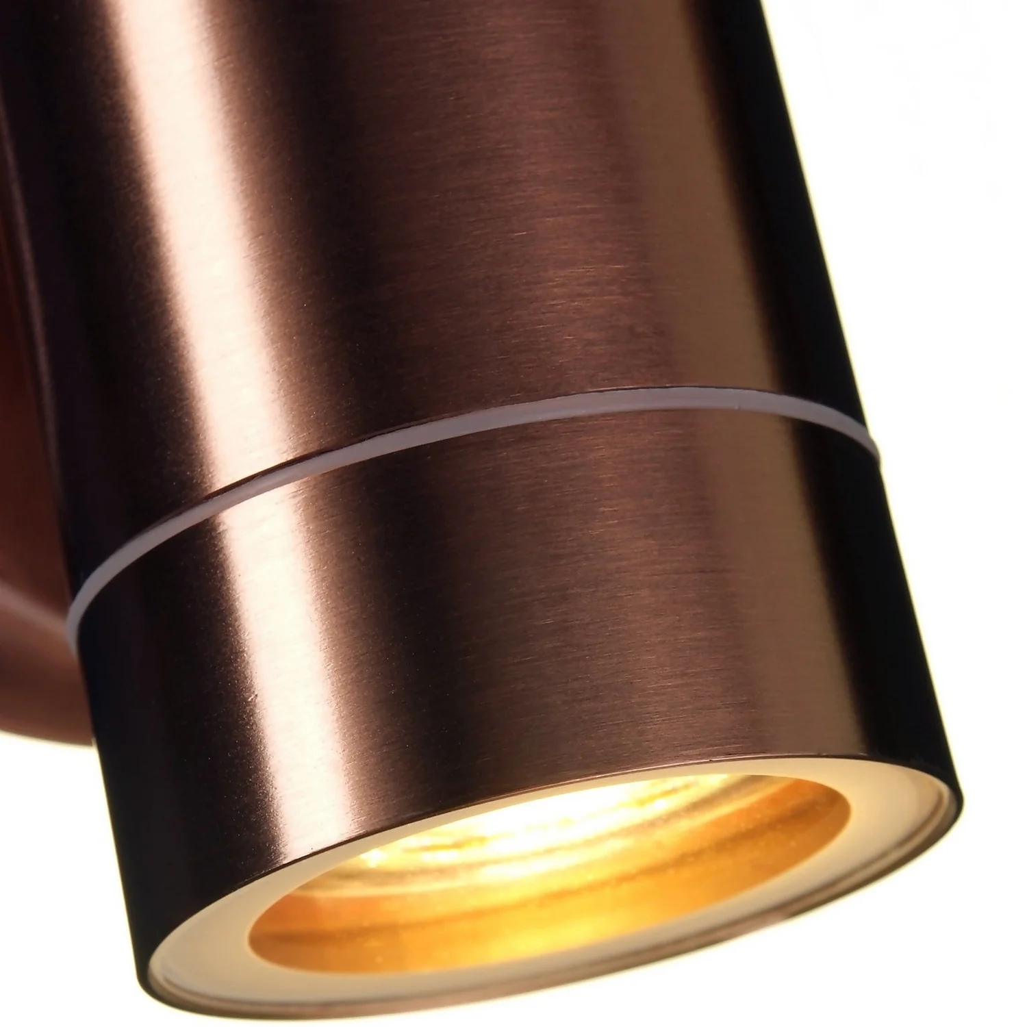 Lutec Rado Up & Down Outdoor Wall Light - Copper - Image 4