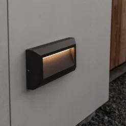 Lutec Helena LED Surface Mounted Outdoor Brick Light - Anthracite