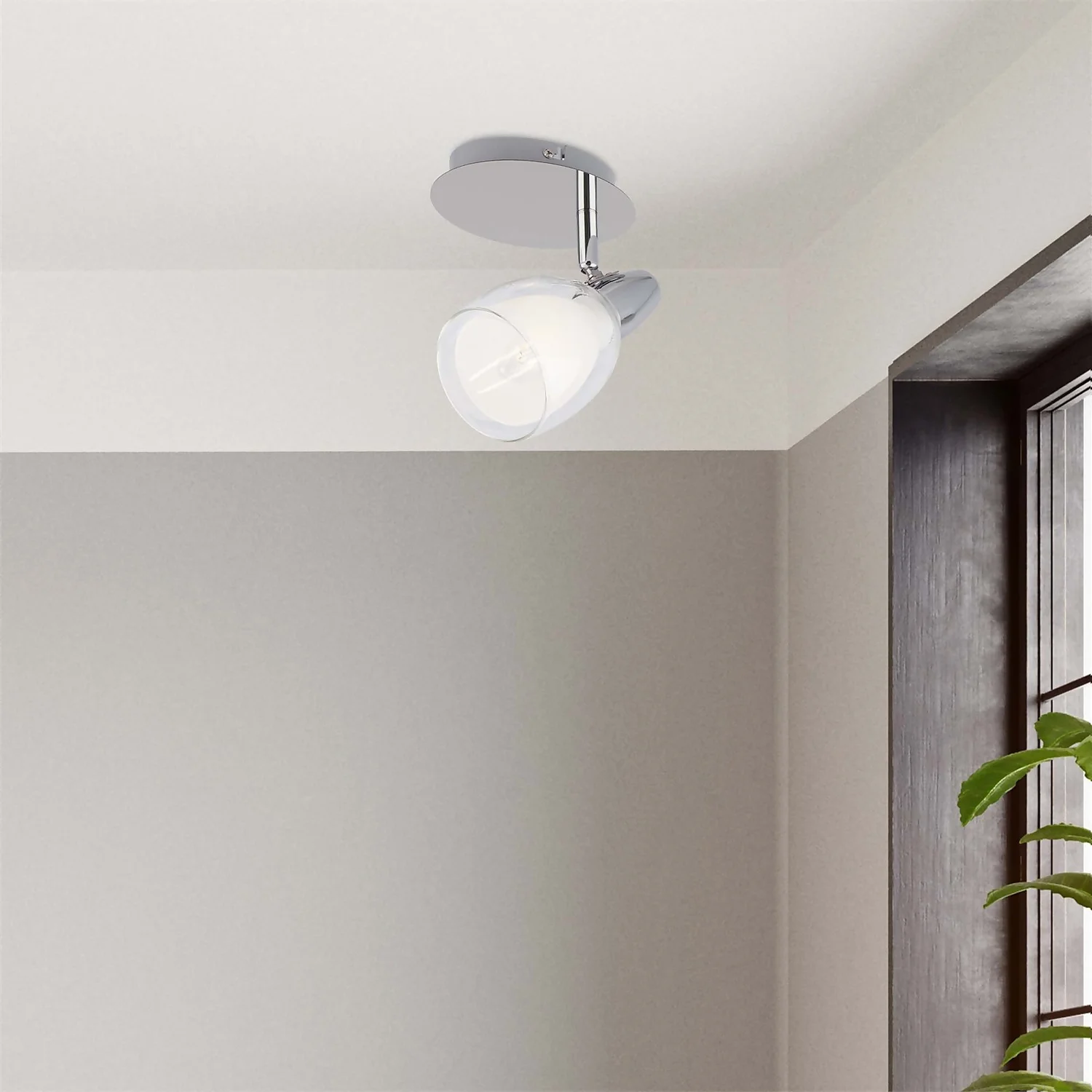 Eliza Single Lamp Spotlight - Chrome - Image 2