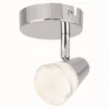 Rhea Single Lamp Spotlight - Polished Chrome