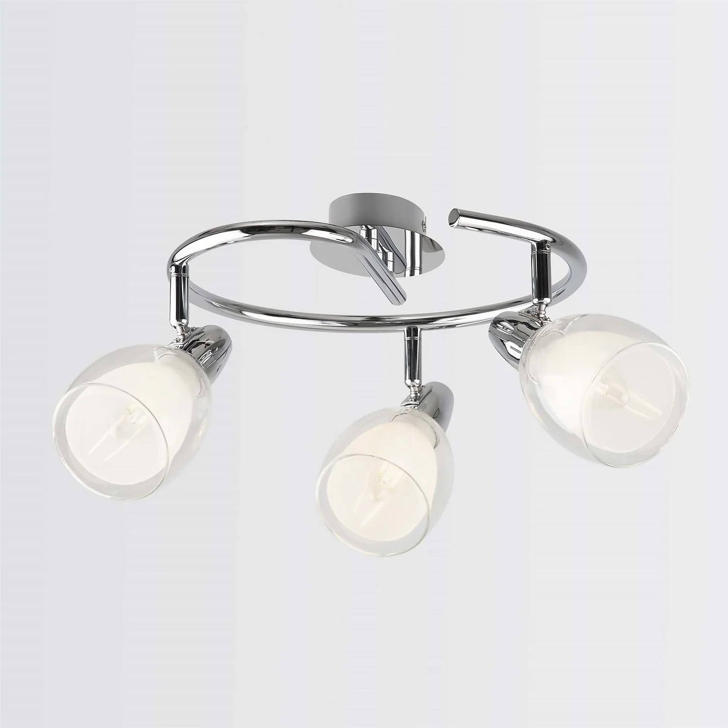 Eliza 3 Lamp Spotlight Plate - Chrome - Image 2