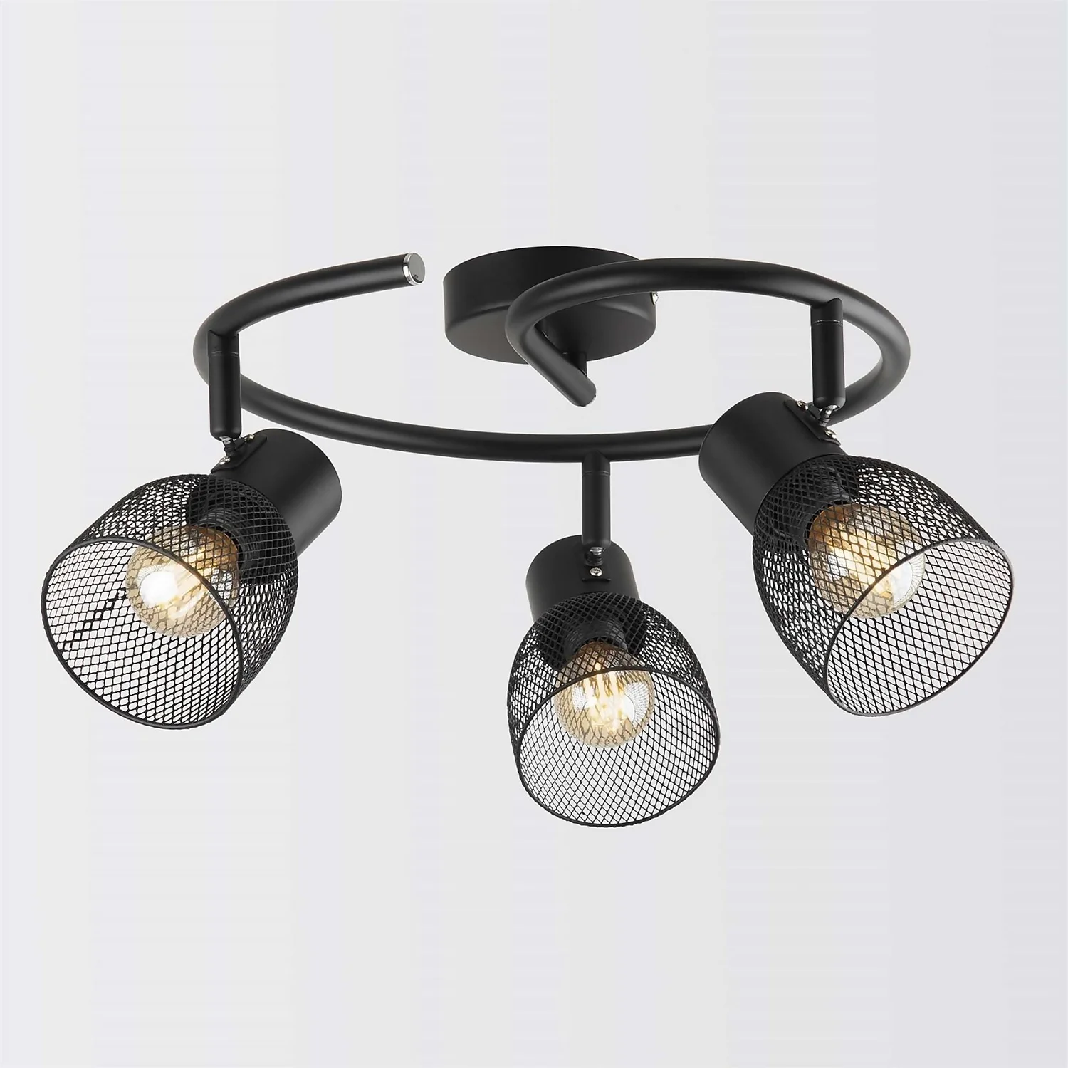 Emily 3 Lamp Spotlight Ring - Black - Image 3