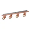 Rose 4 Lamp Spotlight Bar - Rose Gold
