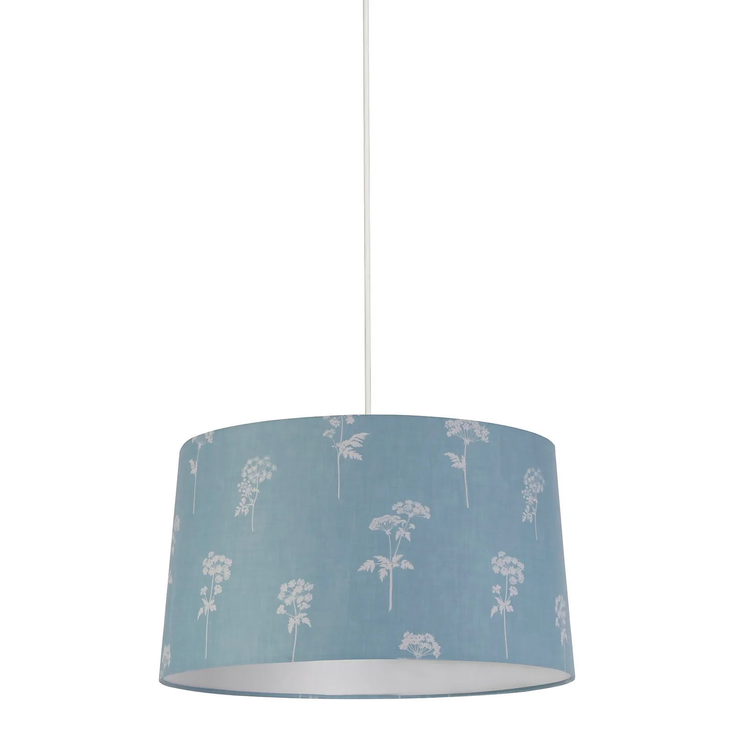 Country Living Annabelle Patterned Cotton Drum Shade - 45cm - Image 2