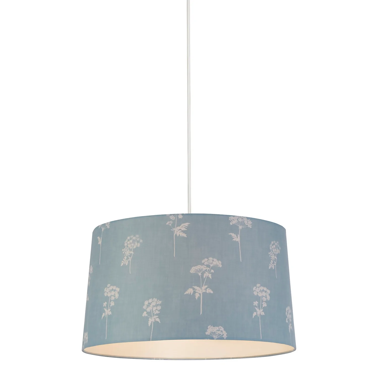 Country Living Annabelle Patterned Cotton Drum Shade - 45cm