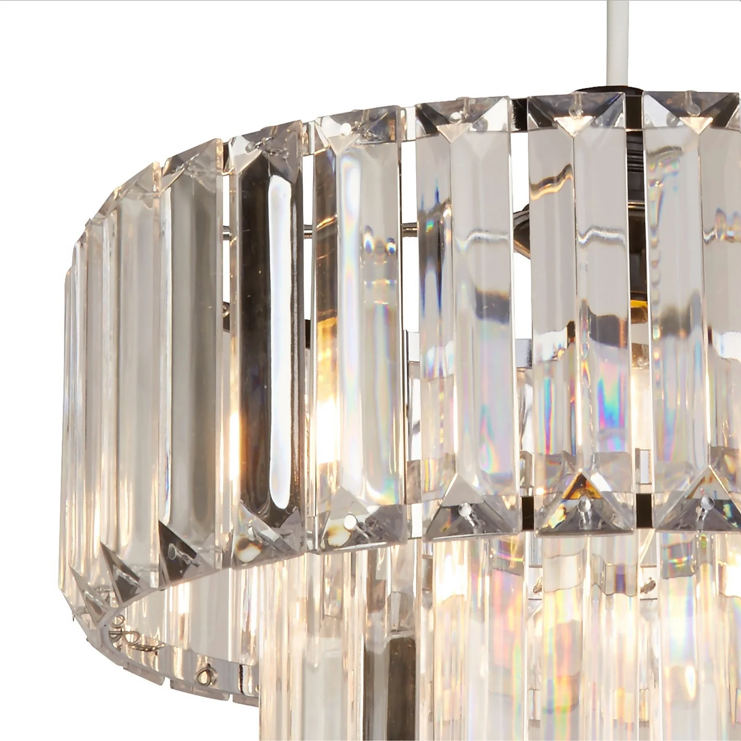 Blair Easy Fit Lamp Shade - Chrome - Image 4