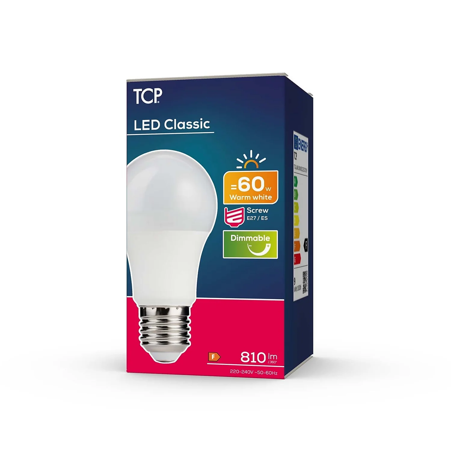TCP Led Classic 60w Es Dimmable Warm White Bulb 1pk - Image 2