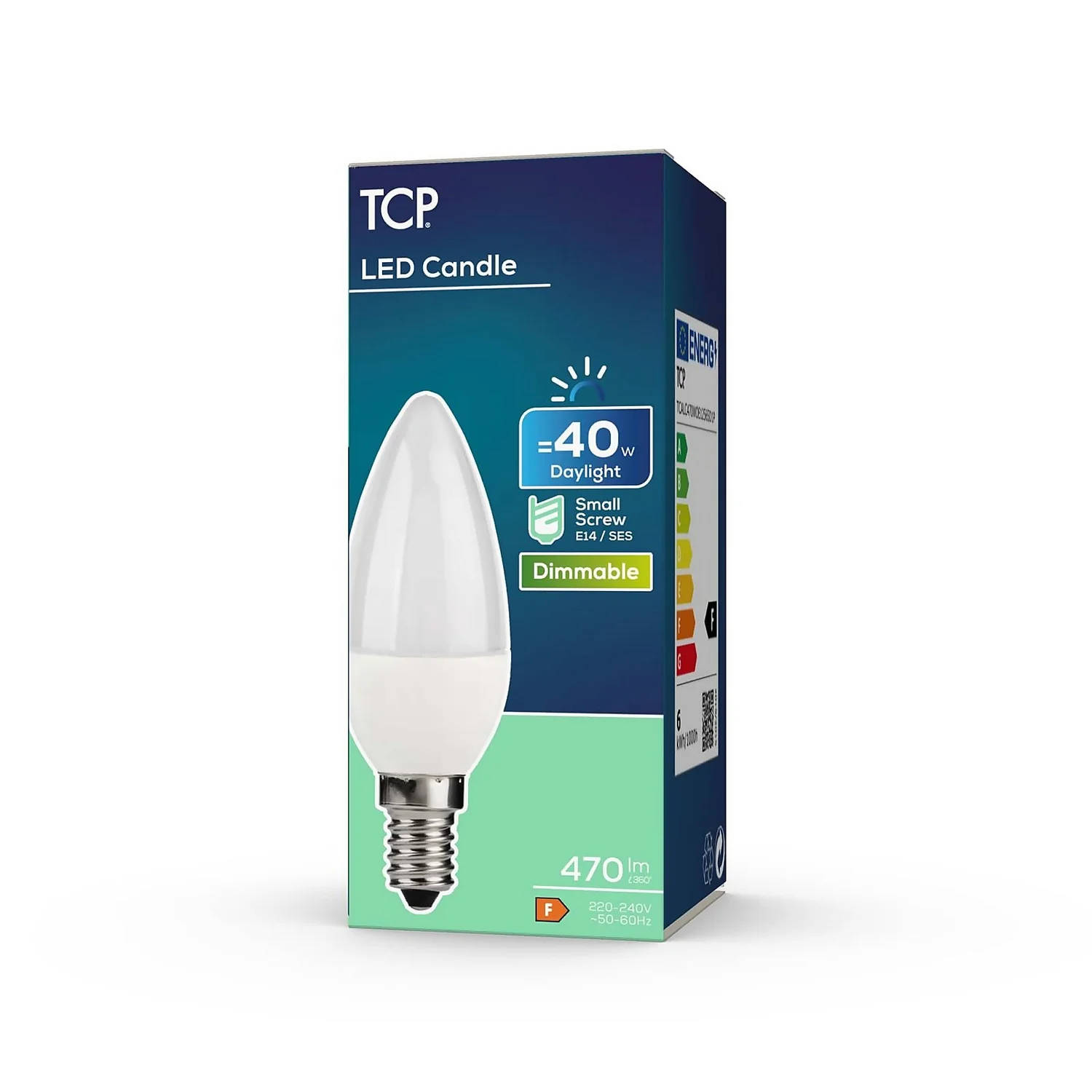 TCP Led Candle 40w Ses Daylight Bulb Dim - Image 2