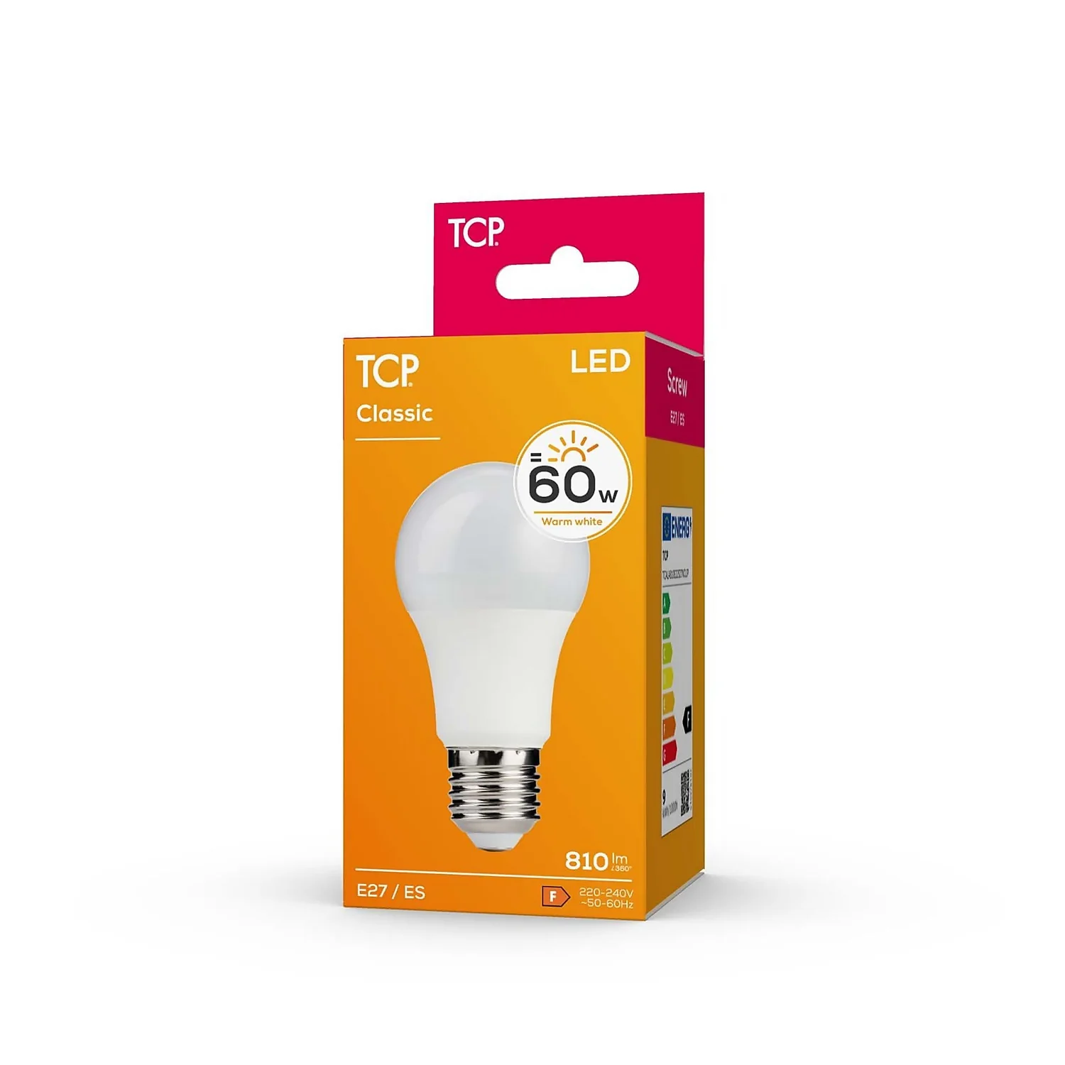 TCP Led Classic 60w Es Warm White Bulb 1pk - Image 2