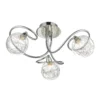 Lola 3 Light Semi Flush Ceiling Light Fitting