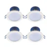 7W Dimmable Tri-Colour Pack Of 4 LED Downlights