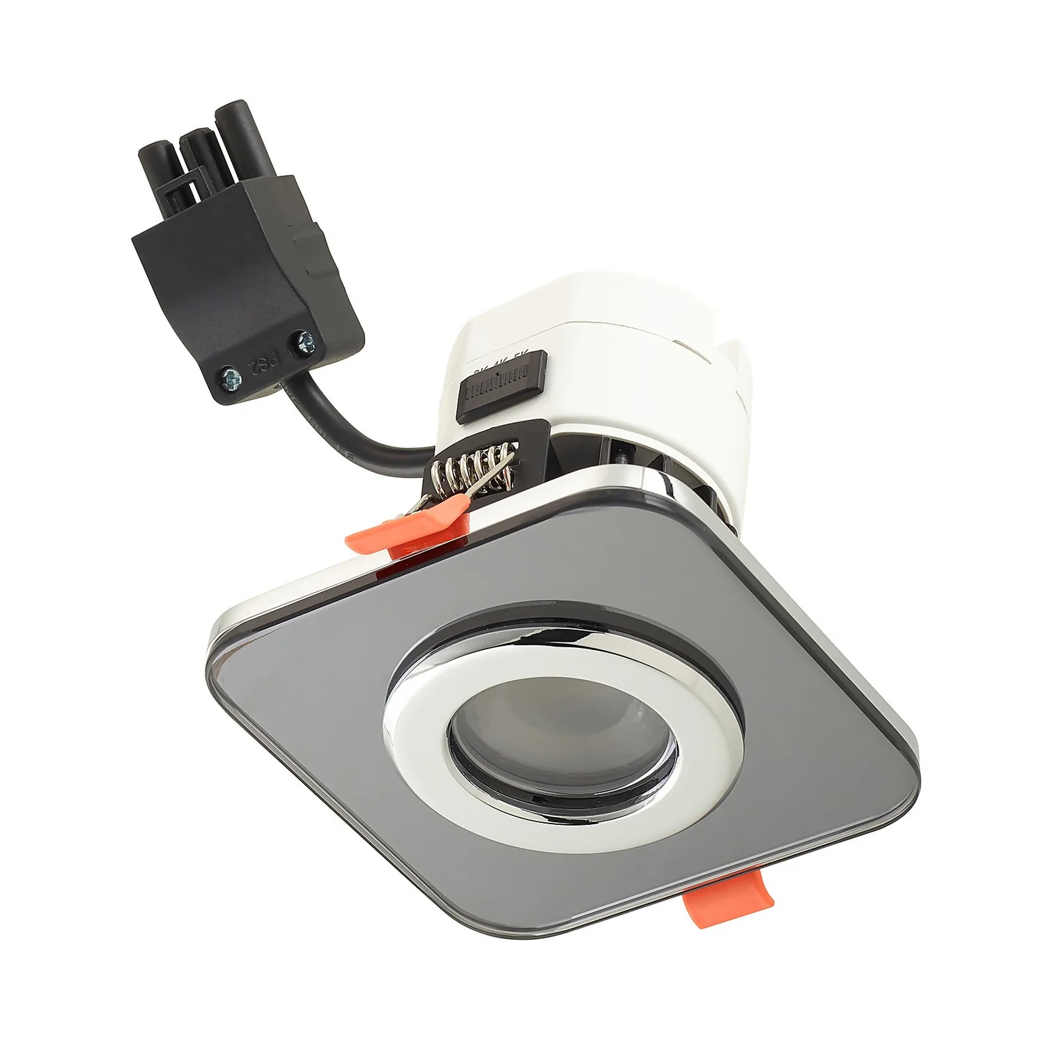 Bathstore Triotone Square Smoked Glass Downlight - Image 3