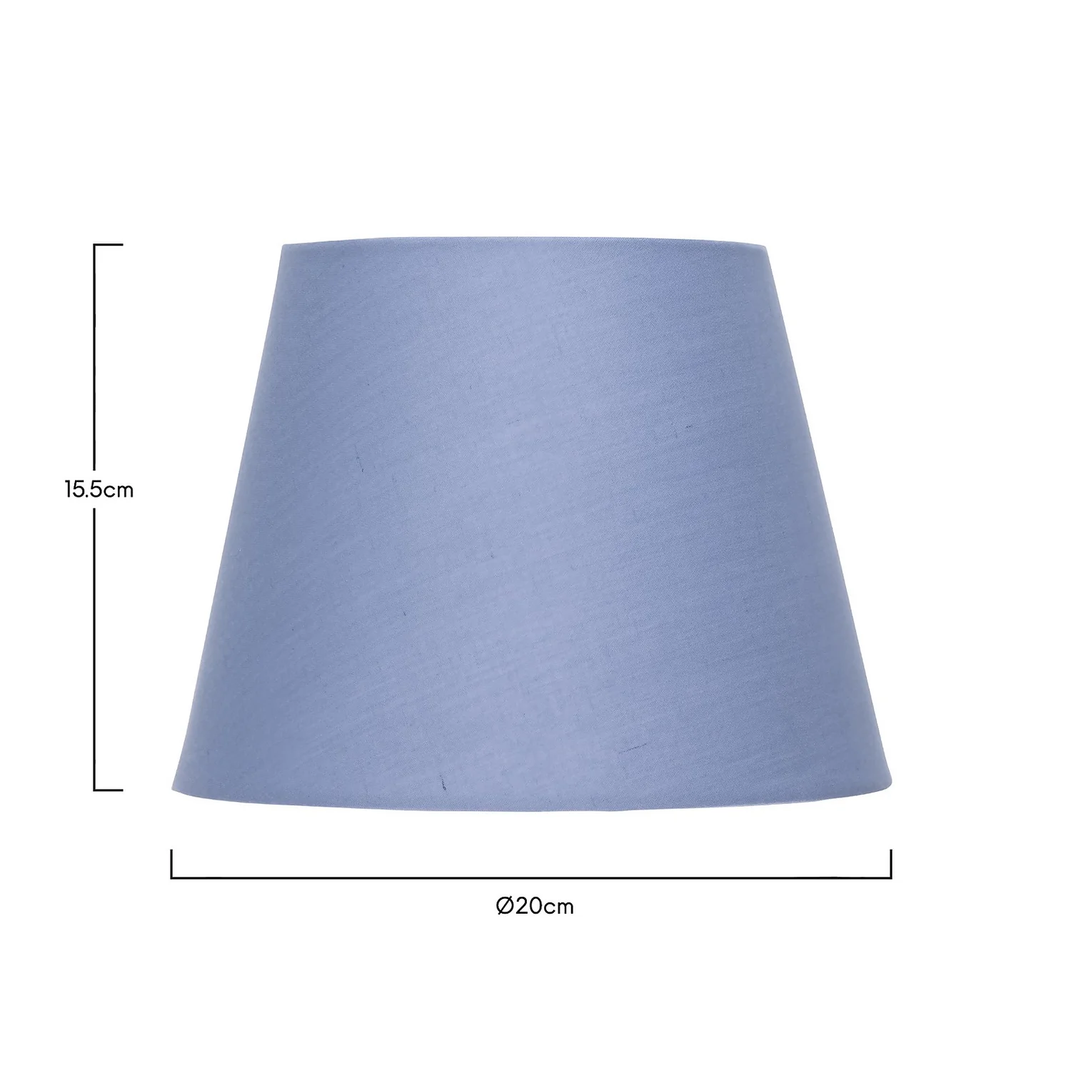 Clyde Blue Taper Shade - 20cm - Image 5
