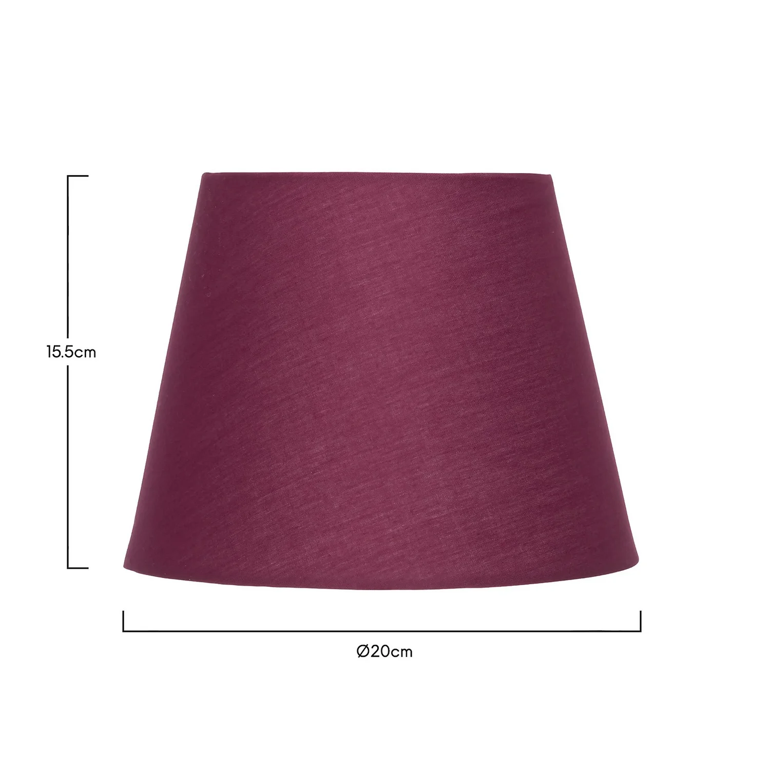 Clyde Plum Taper Shade - 20cm - Image 5