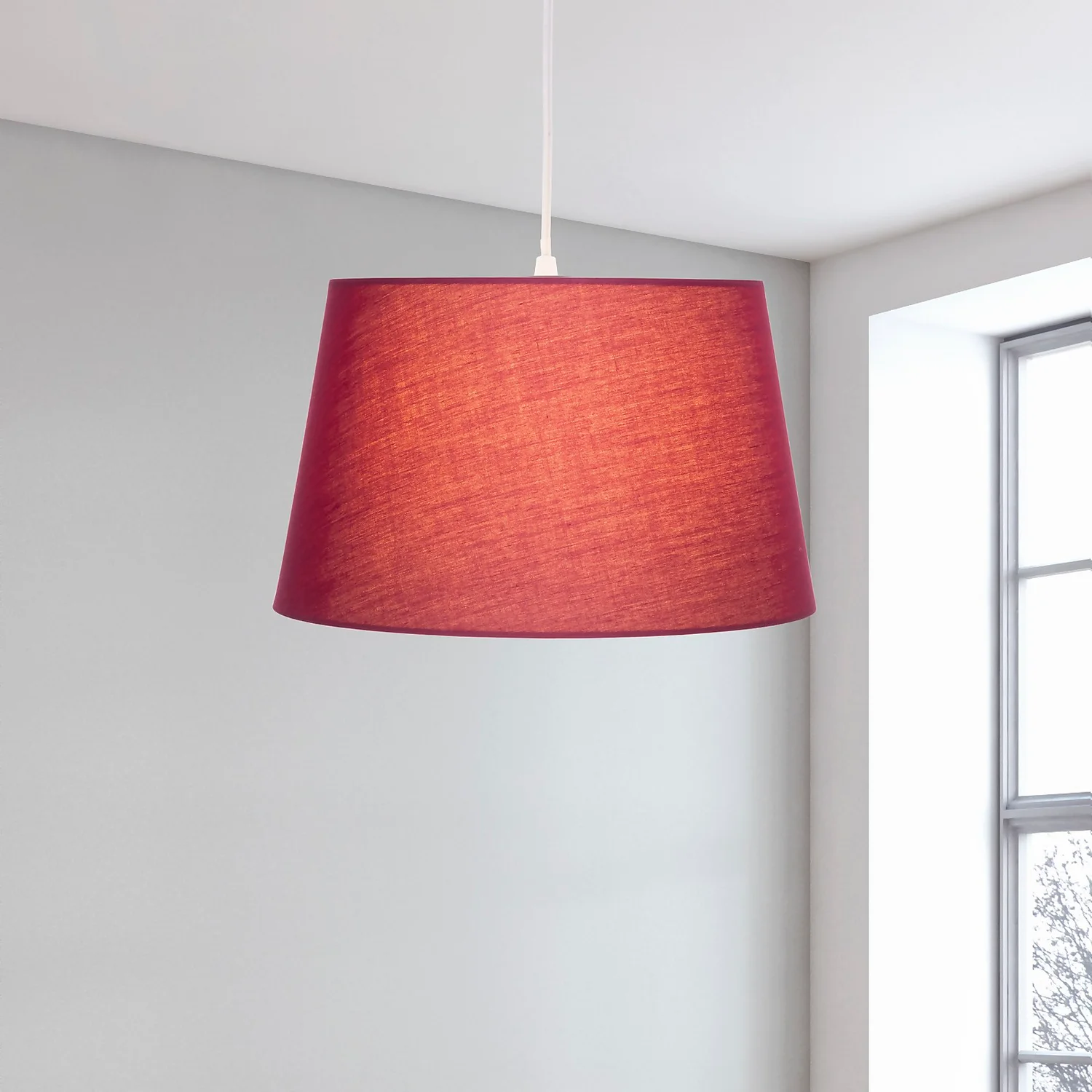 Clyde Plum Taper Shade - 30cm