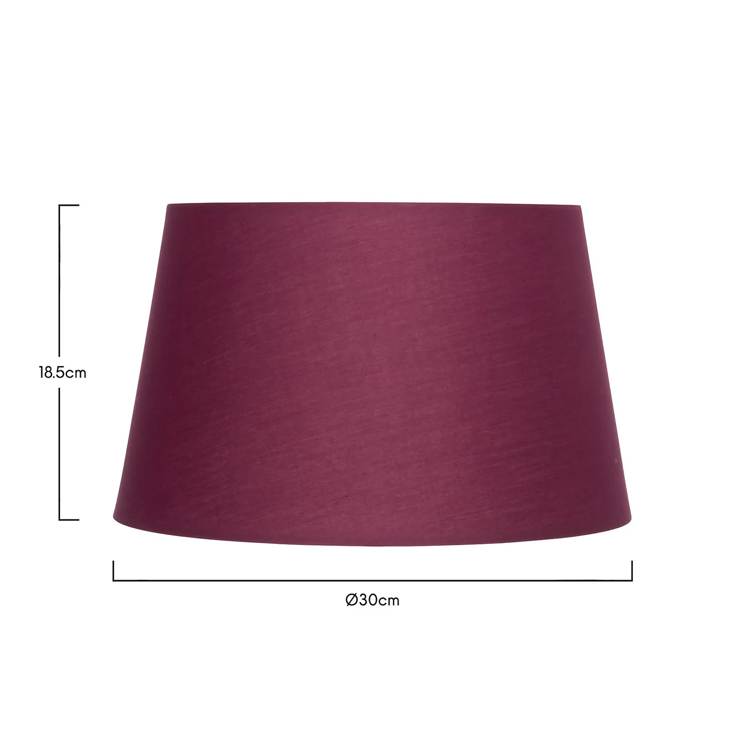 Clyde Plum Taper Shade - 30cm - Image 4