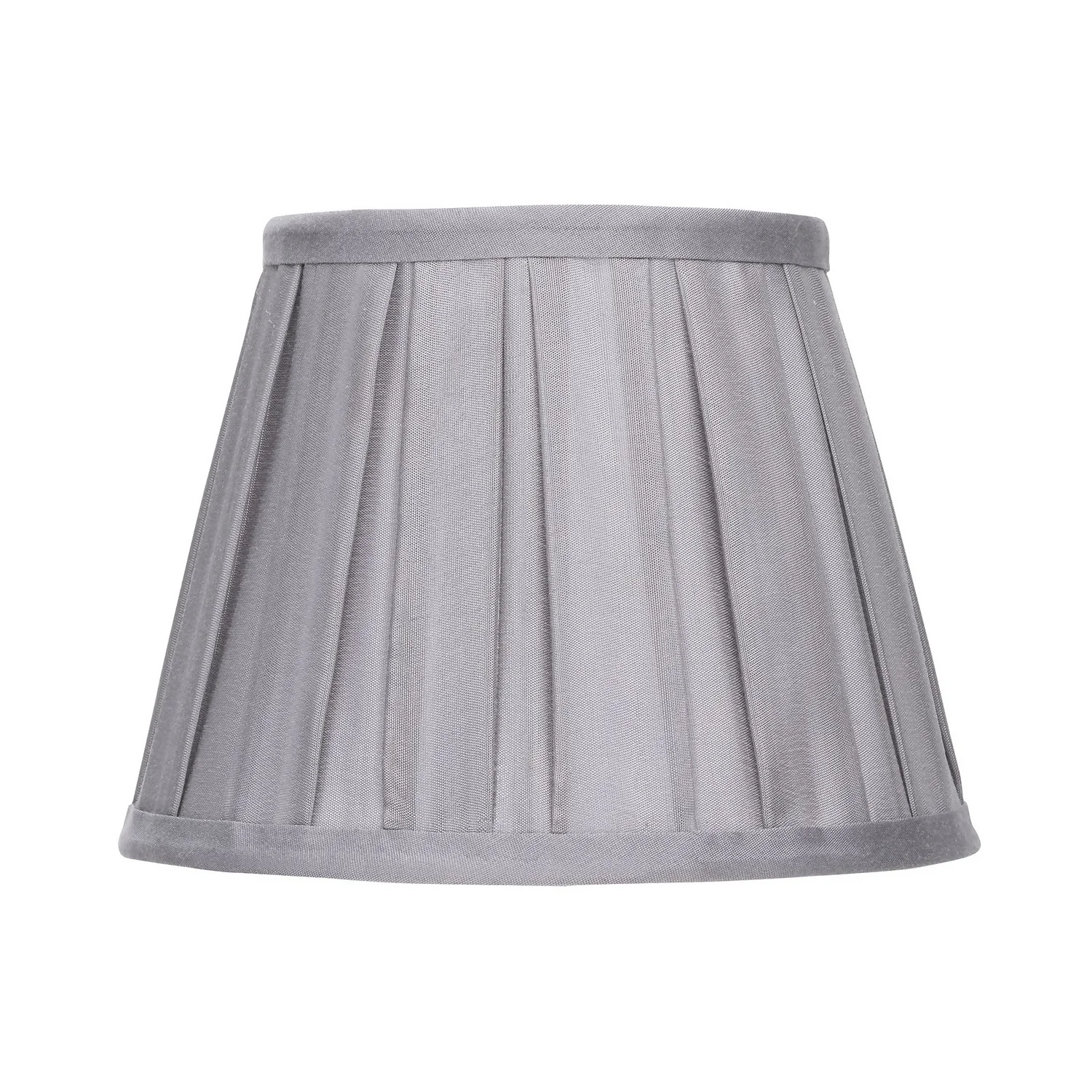 Raye Dove Pleated Taper Silk Shade - 20cm - Image 2