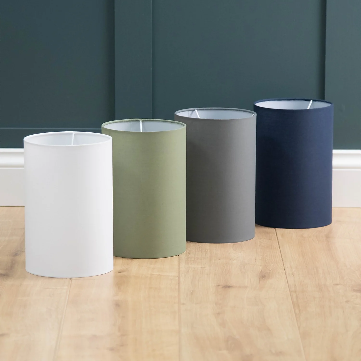 Clyde White Cylinder Shade - 16cm - Image 6