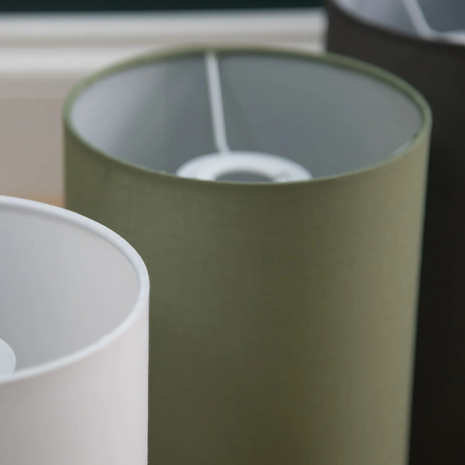 Clyde White Cylinder Shade - 16cm - Image 7