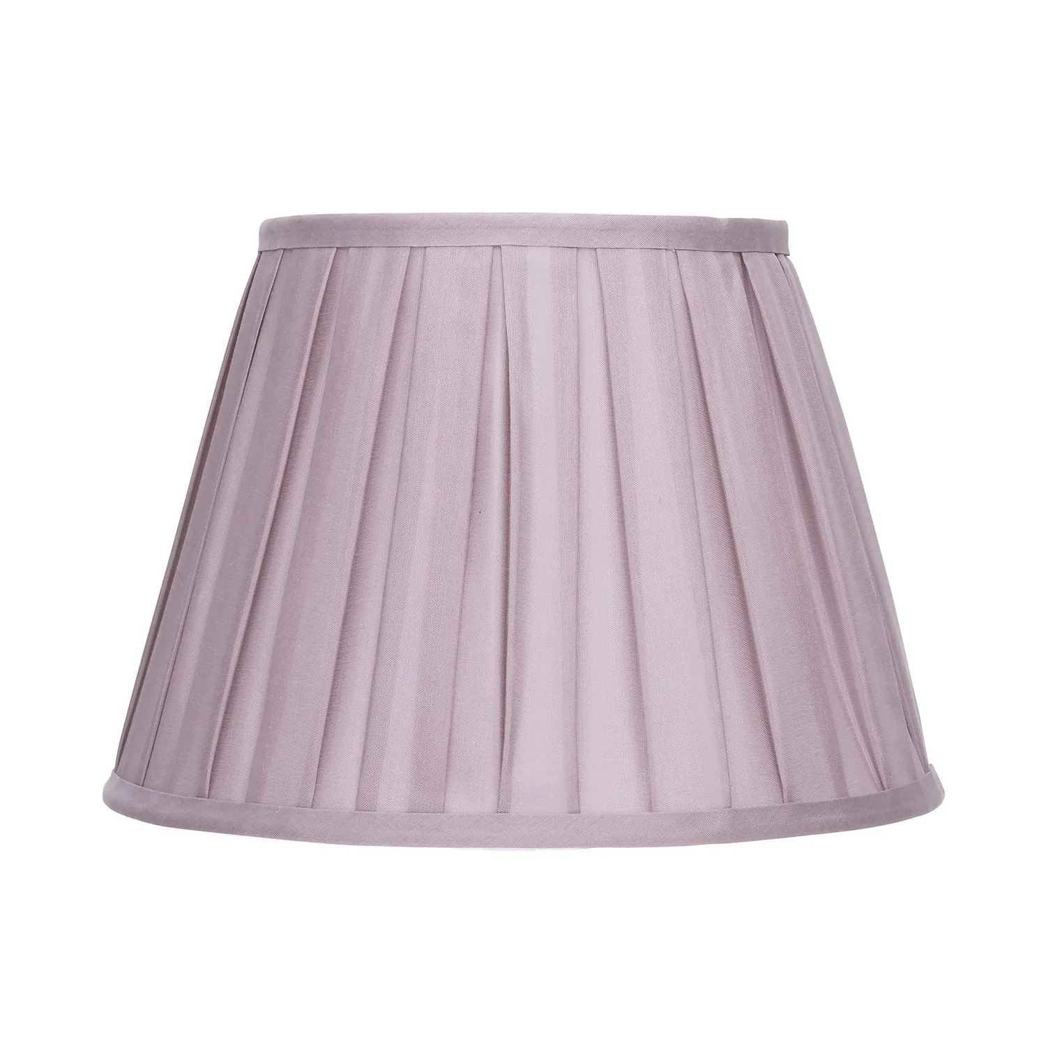 Raye Fig Pleated Taper Silk Shade - 30cm - Image 2