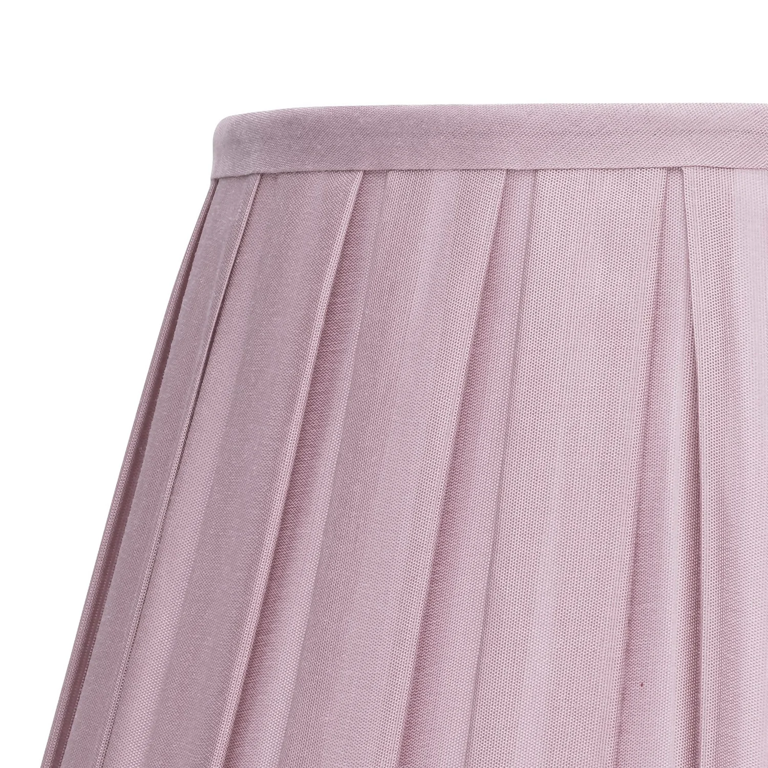 Raye Fig Pleated Taper Silk Shade - 30cm - Image 4