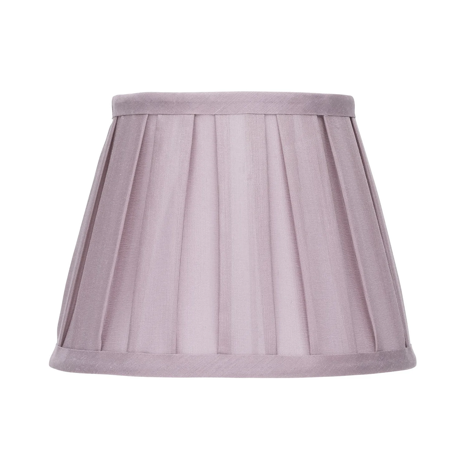 Raye Fig Pleated Taper Silk Shade - 20cm - Image 2