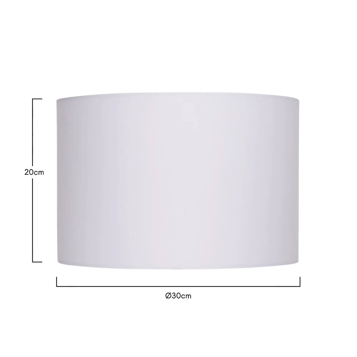 Clyde White Drum Shade - 30cm - Image 5