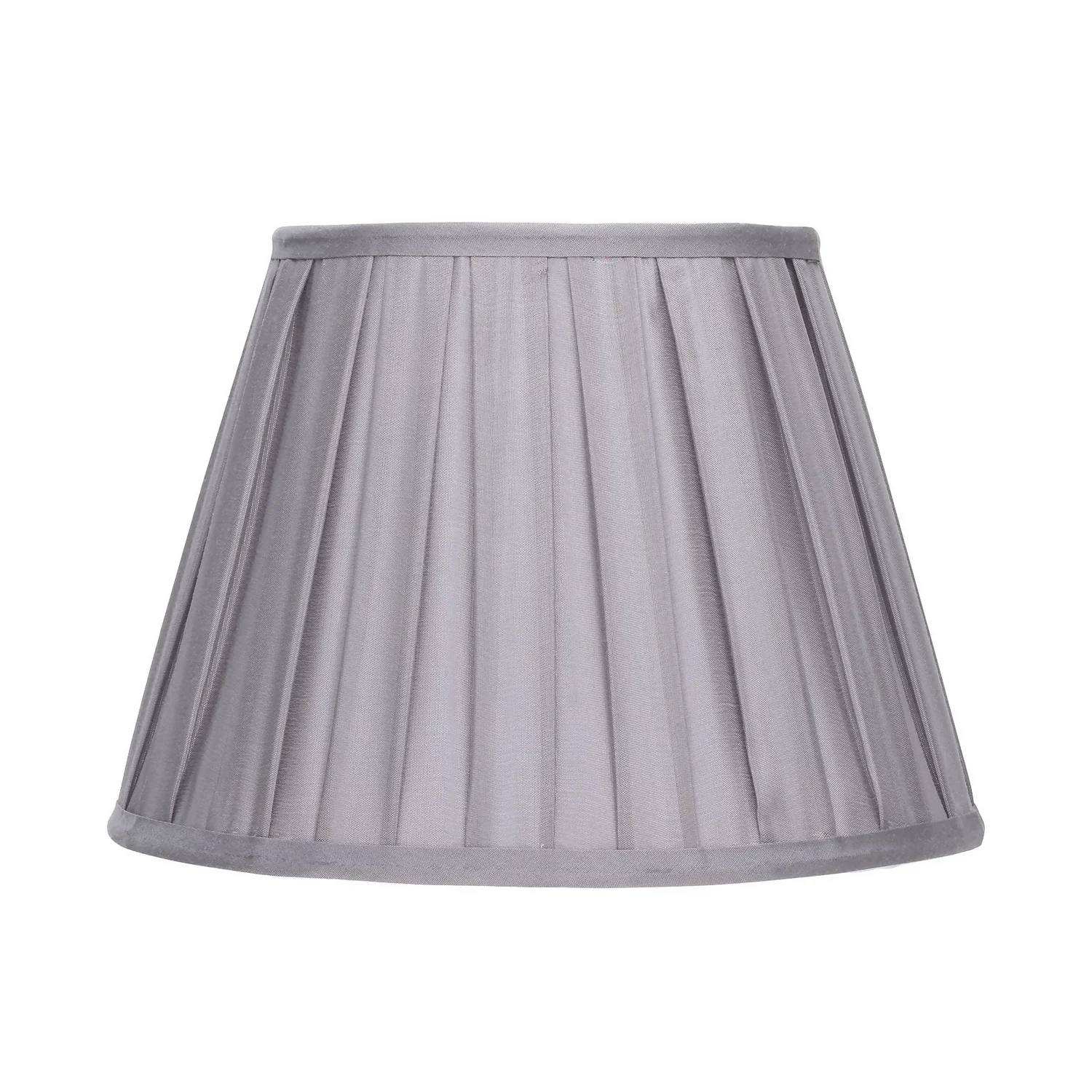 Raye Dove Pleated Taper Silk Shade - 30cm - Image 2