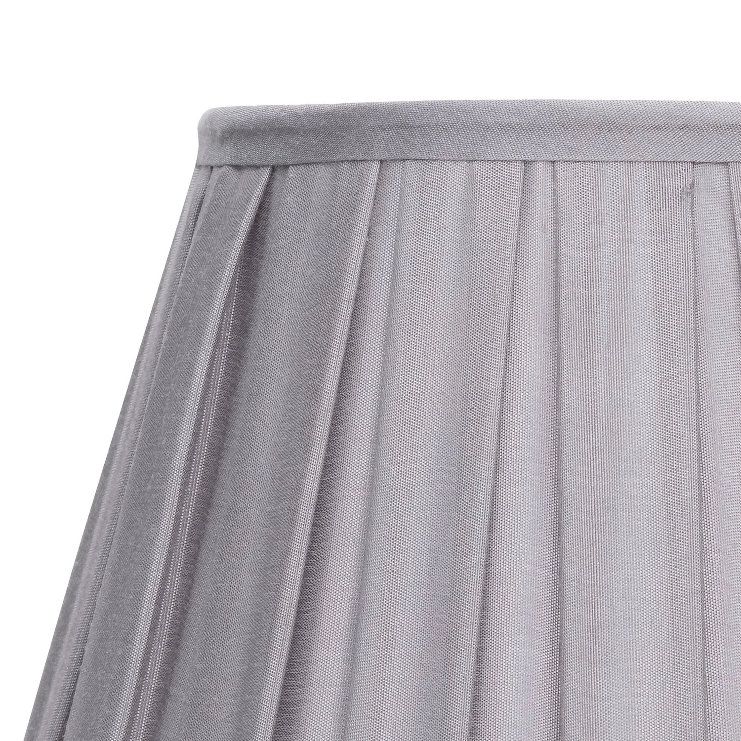 Raye Dove Pleated Taper Silk Shade - 30cm - Image 4