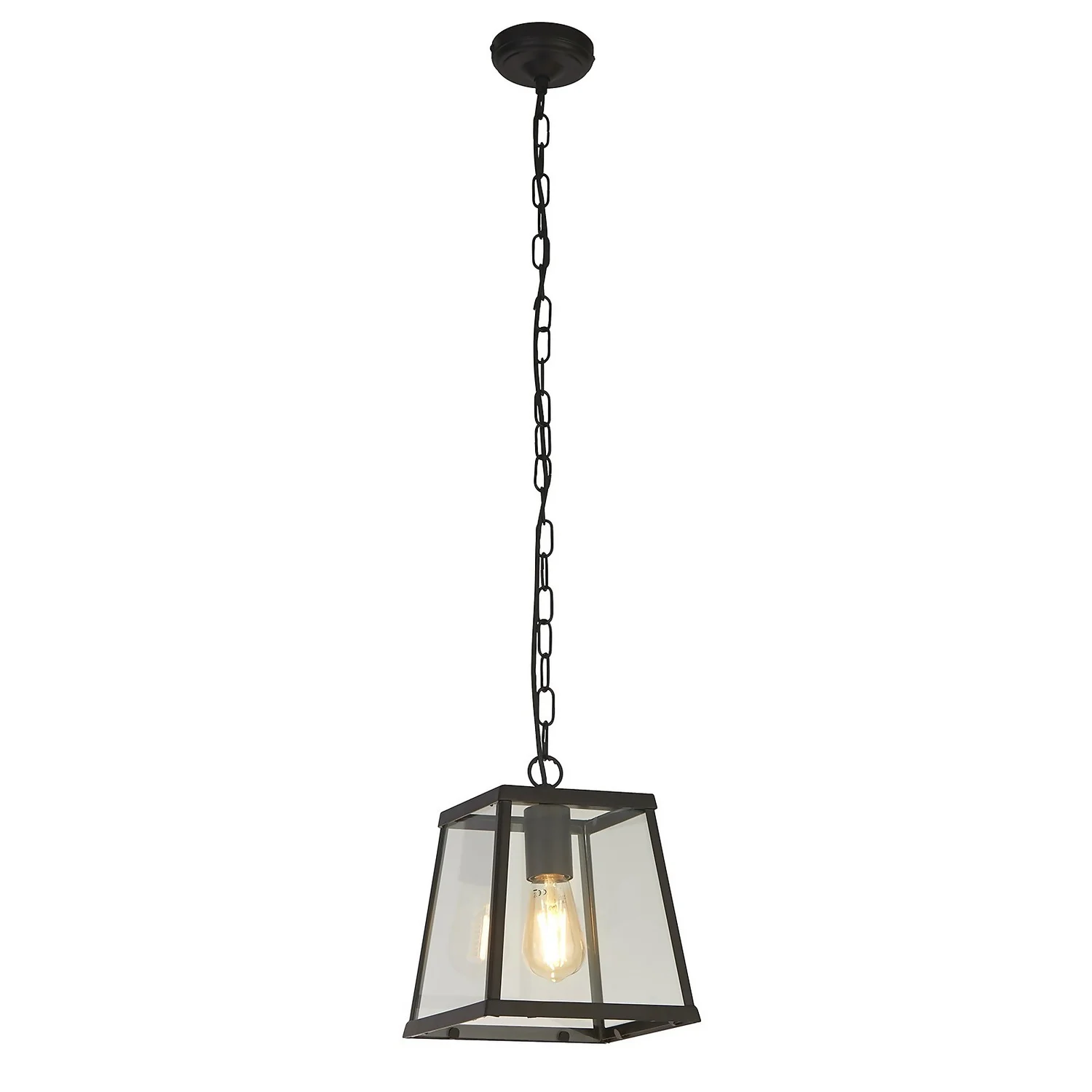 Bellevue 1 Light Industrial Pendant - Black - Image 2