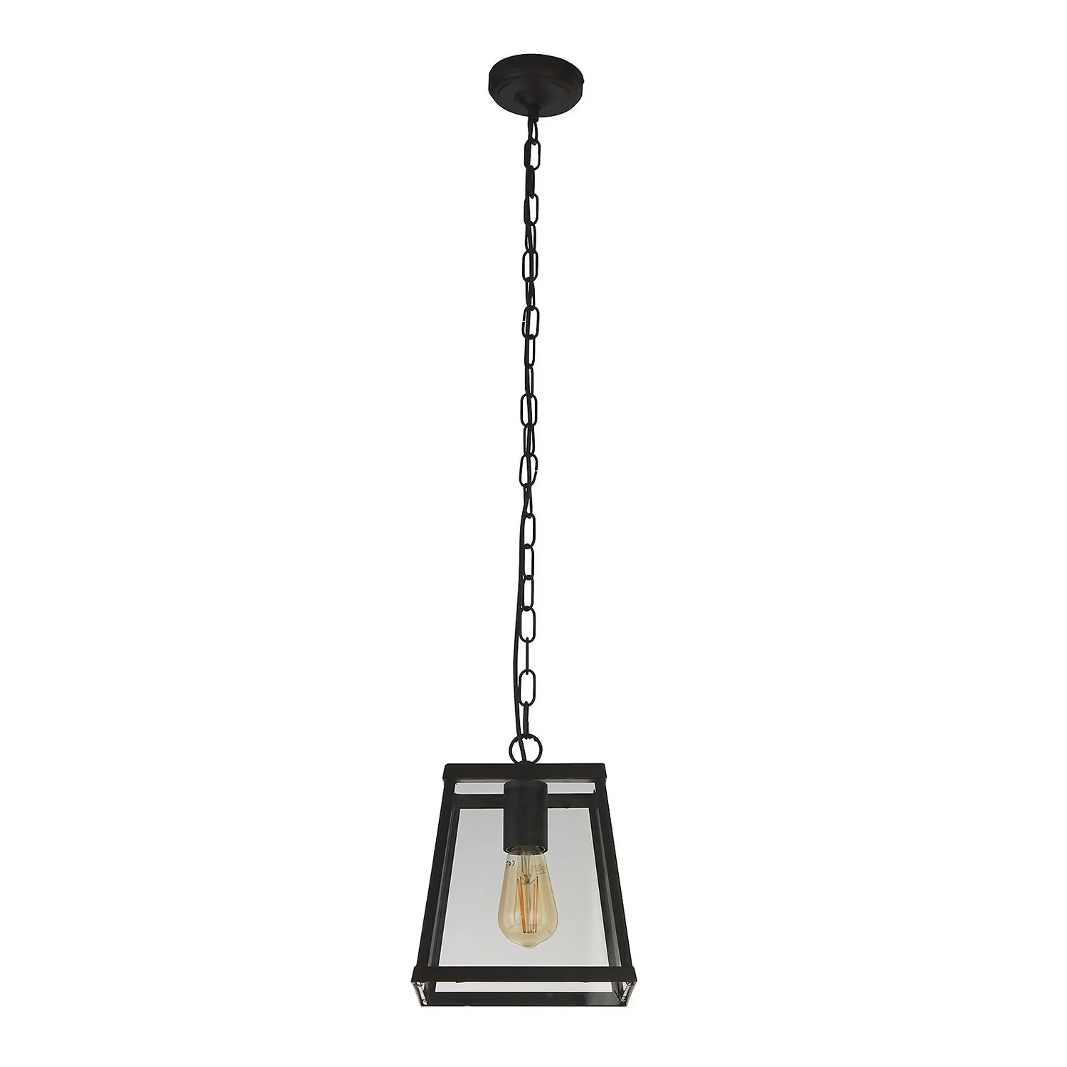 Bellevue 1 Light Industrial Pendant - Black - Image 4