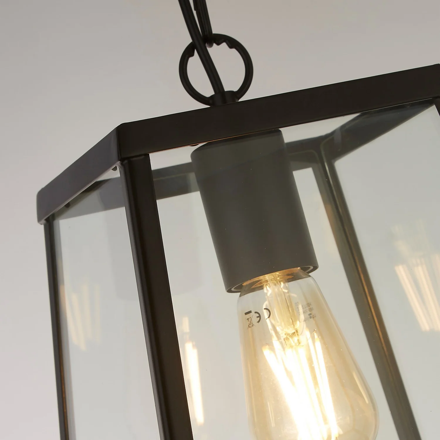 Bellevue 1 Light Industrial Pendant - Black - Image 5