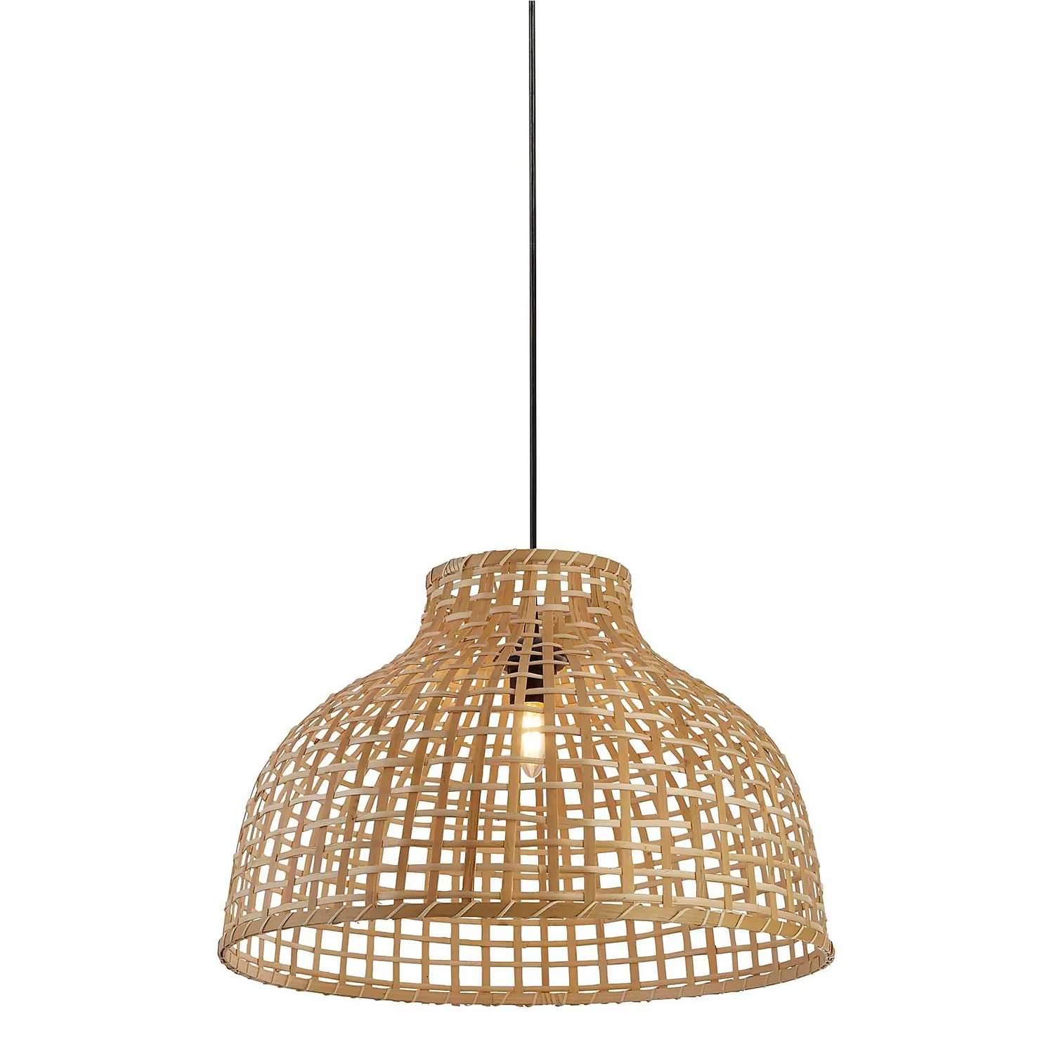 Belle Bamboo Woven Light Shade - Large