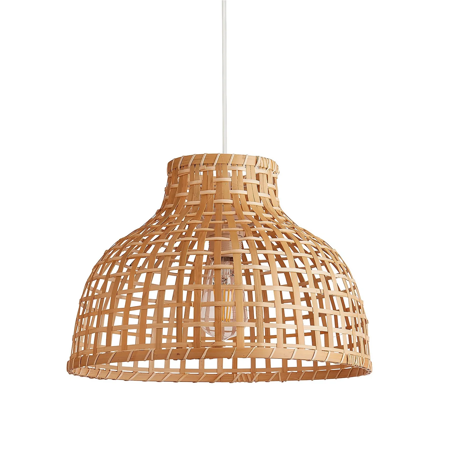 Belle Bamboo Woven Light Shade - Medium - Image 4