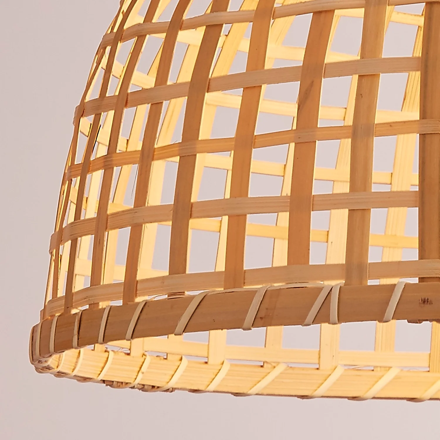 Belle Bamboo Woven Light Shade - Medium - Image 5